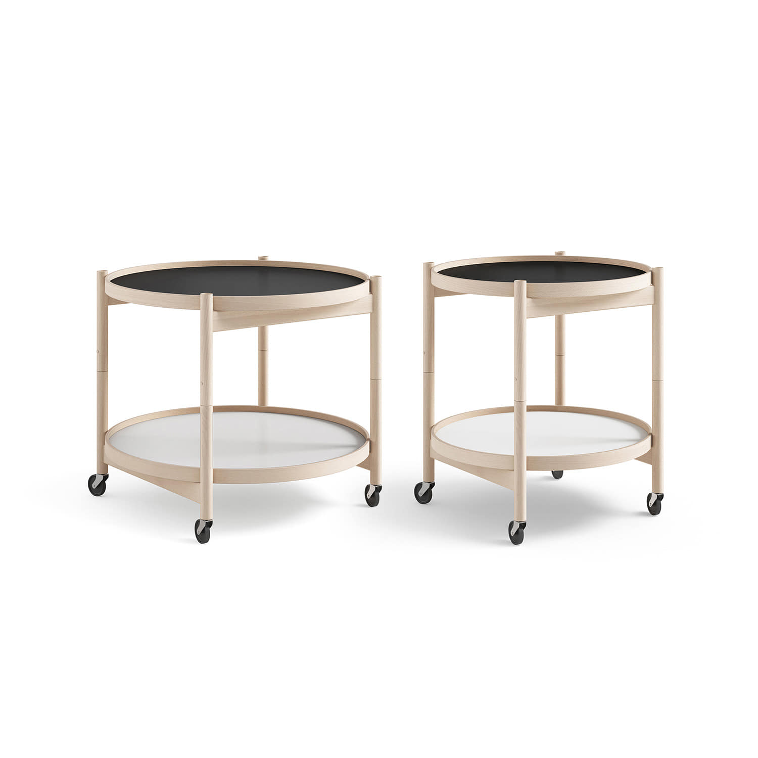 Tray Table Beech, White / Black 2size