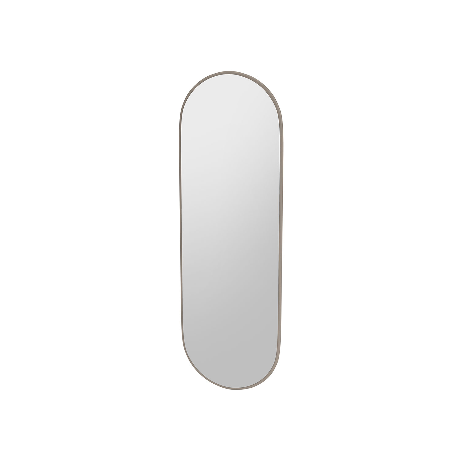 FIGURE oval mirror, Truffle