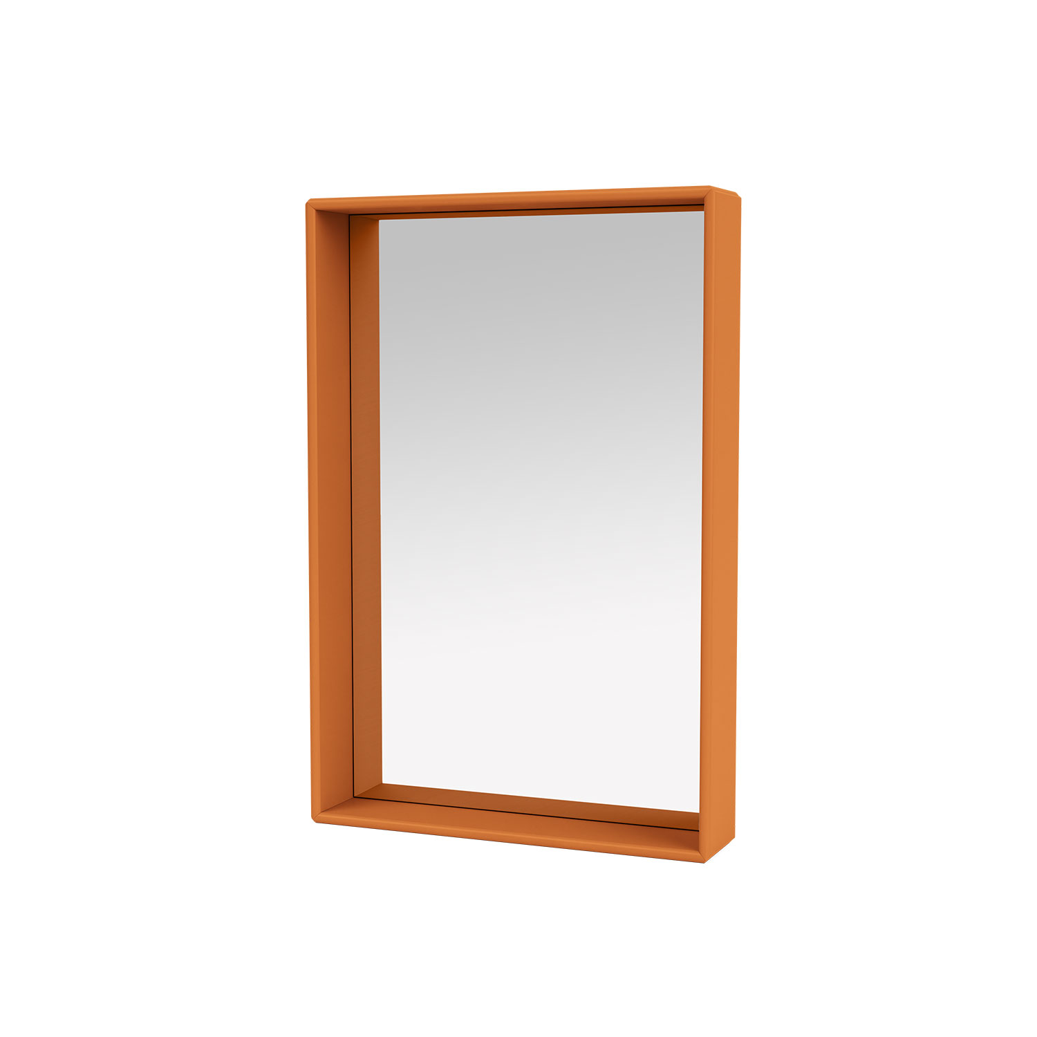 SHELFIE mirror with shelf, Turmeric