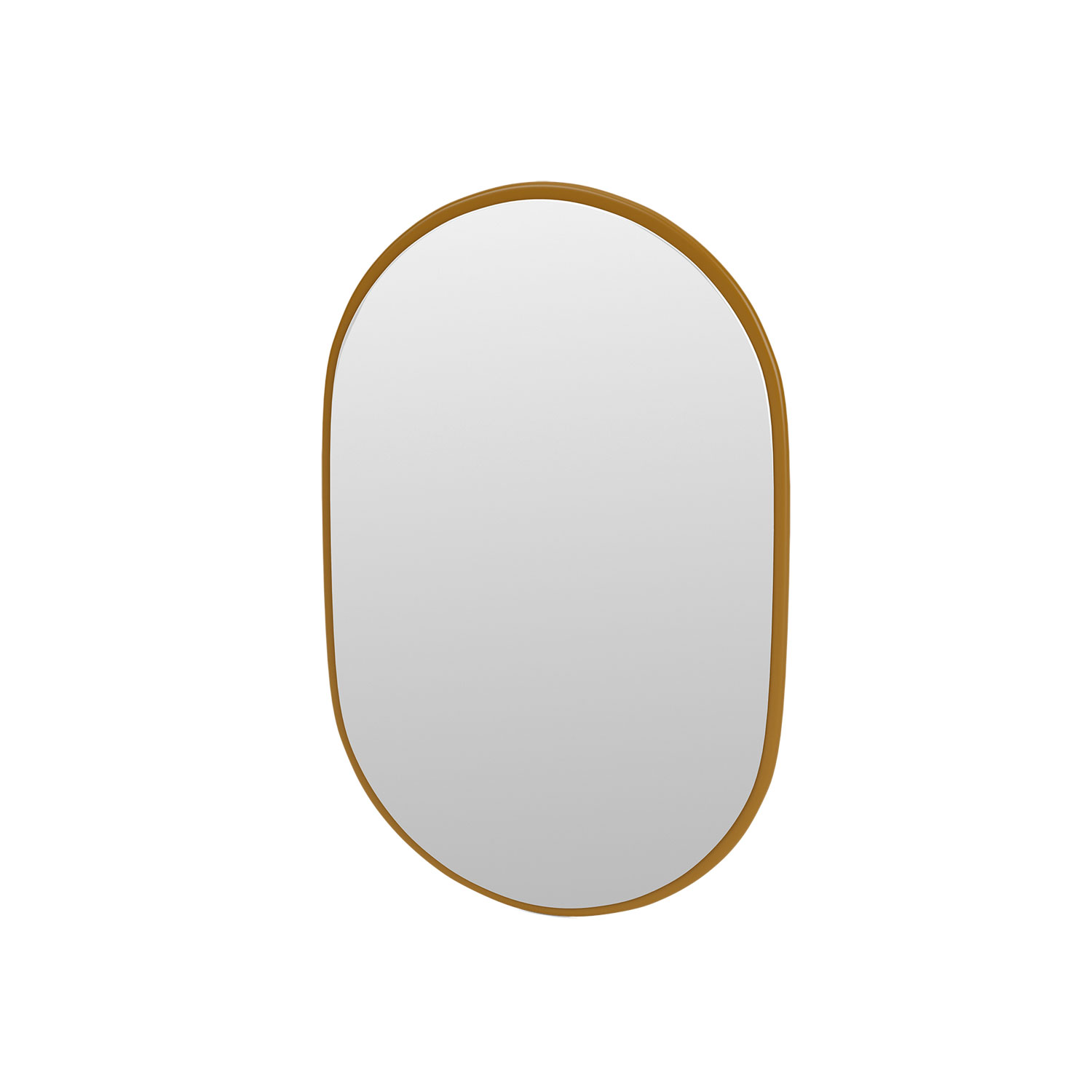 LOOK oval mirror, Amber