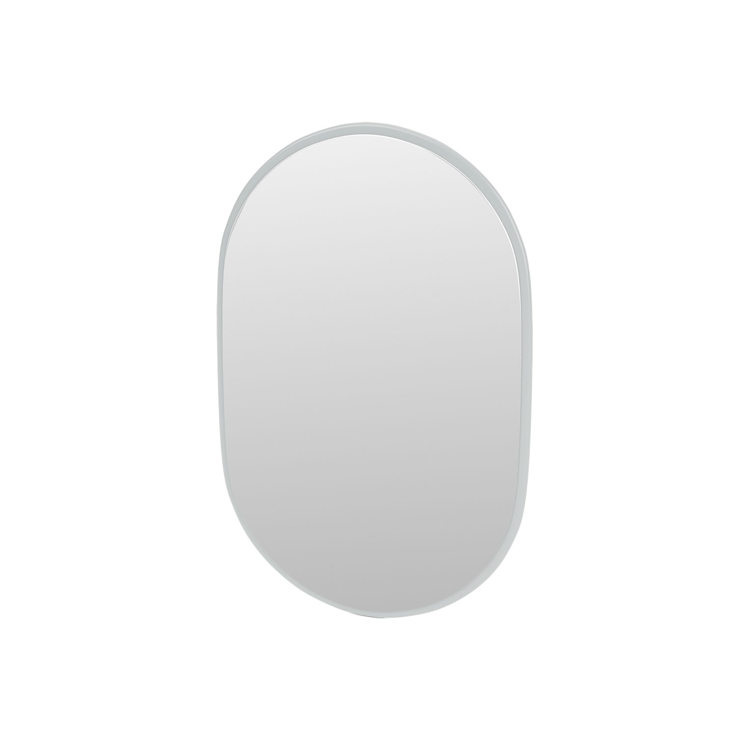 LOOK oval mirror, Oyster