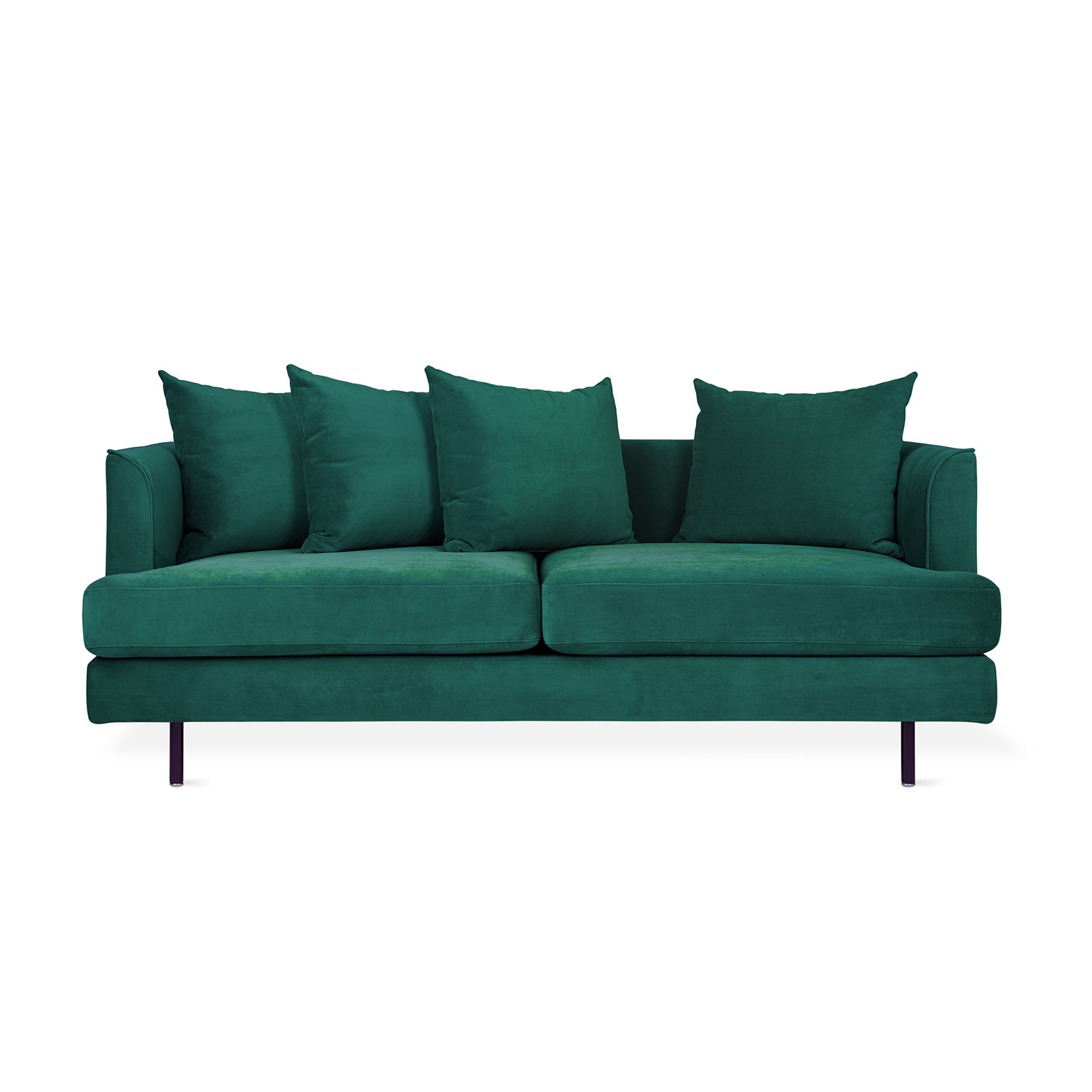 Margot sofa, Velvet spruce
