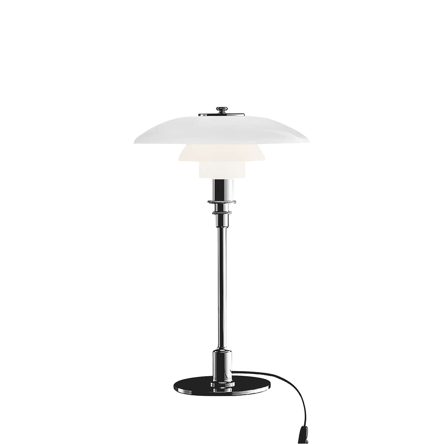 PH 3/2 table lamp, Chrome